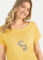 Coupe Boxy Fit T-shirts T-shirt honey