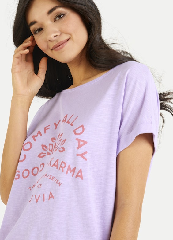 Boxy Fit T-Shirts Boxy - T-Shirt pastel lilac
