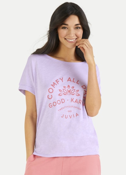 Boxy Fit T-Shirts Boxy - T-Shirt pastel lilac