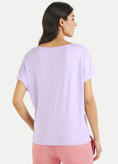 Coupe Boxy Fit T-shirts T-shirt pastel lilac
