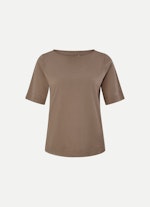 Coupe Regular Fit T-shirts T-shirt en jersey lyocell tobacco