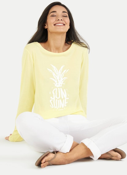 Regular Fit Long sleeve tops Longsleeve vibrant yellow