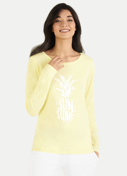 Regular Fit Longsleeves Longsleeve vibrant yellow