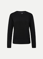 Regular Fit Longsleeves Wool Touch - Longsleeve black