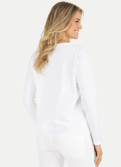 Casual Fit Long sleeve tops Longsleeve white