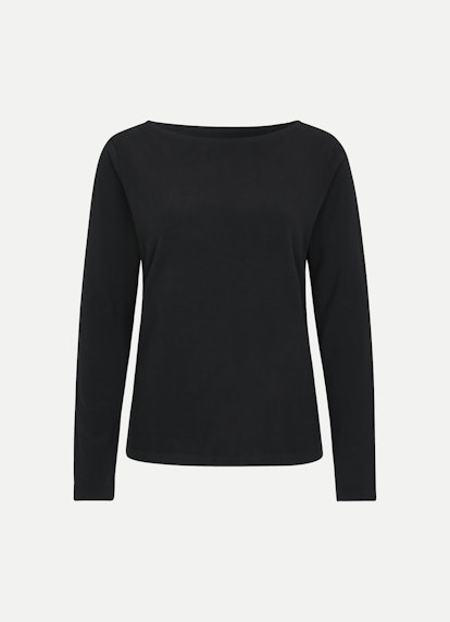 Regular Fit Nightwear Modal-Jersey - Longsleeve black