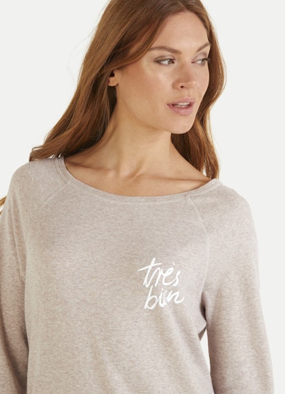 Regular Fit Sweatshirts Cashmix - Sweater beige melange