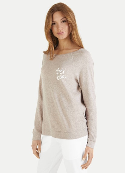 Regular Fit Sweatshirts Cashmix - Sweater beige melange