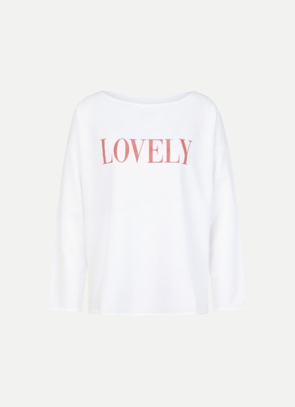 Casual Fit Sweatshirts Sweatshirt white-coral