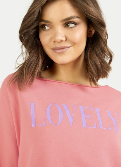 Coupe Casual Fit Sweat-shirts Sweat-shirt coral