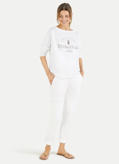 Casual Fit Sweatshirts Sweatshirt white