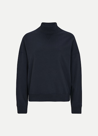 Oversized Fit Sweatshirts Stehkragen - Sweatshirt navy