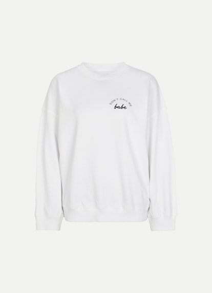 Oversized Fit Sweatshirts Sweatshirt white