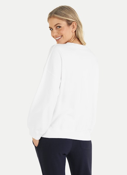 Oversized Fit Sweatshirts Sweatshirt white