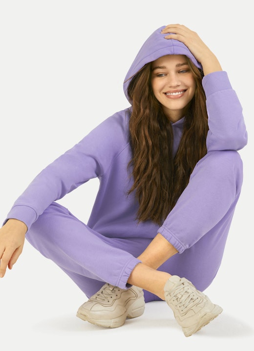 Casual Fit Hoodies Hoodie violet tulip