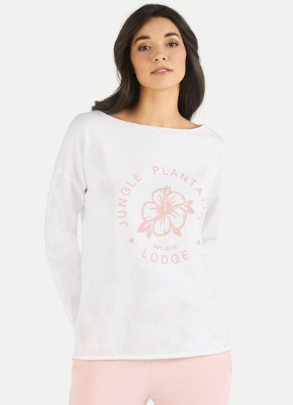 Casual Fit Sweatshirts Sweatshirt white