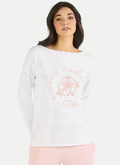 Casual Fit Sweatshirts Sweatshirt white