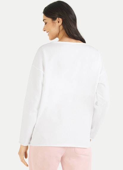 Casual Fit Sweatshirts Sweatshirt white