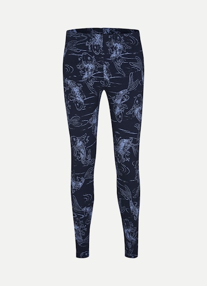 Slim Fit Pants Leggings navy