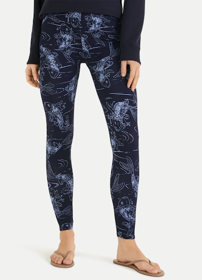 Slim Fit Pants Leggings navy