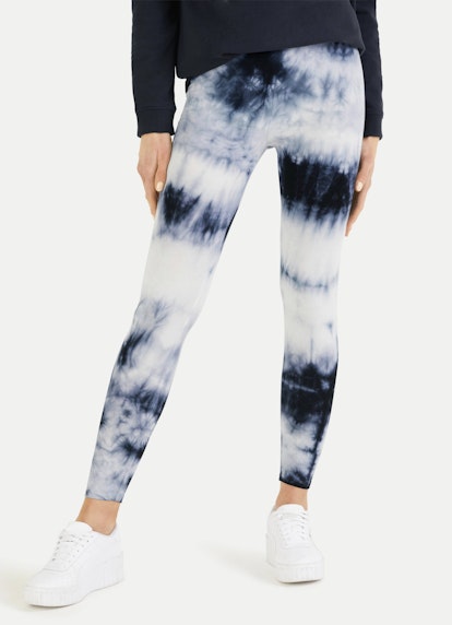 Slim Fit Pants Leggings navy