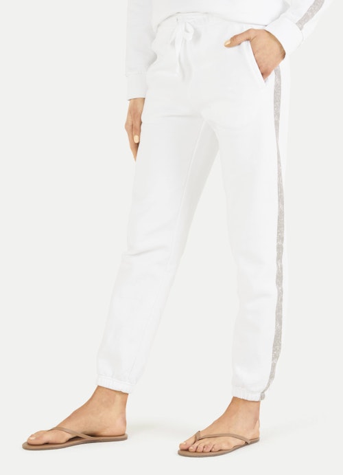 Casual Fit Hosen Casual Fit - Sweatpants white