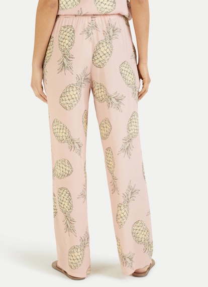 Regular Fit Hosen Viskose - Hose salmon