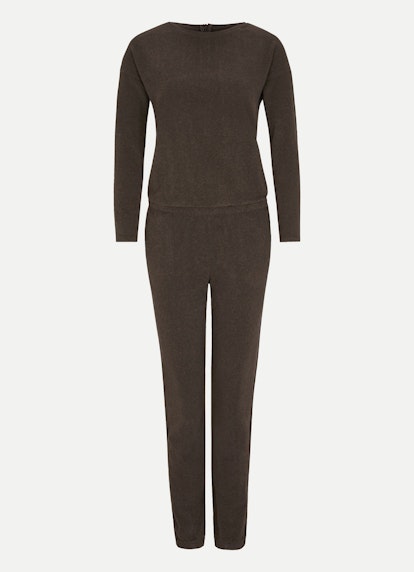 Regular Fit Nightwear Modal-Jersey - Jumpsuit espresso melange