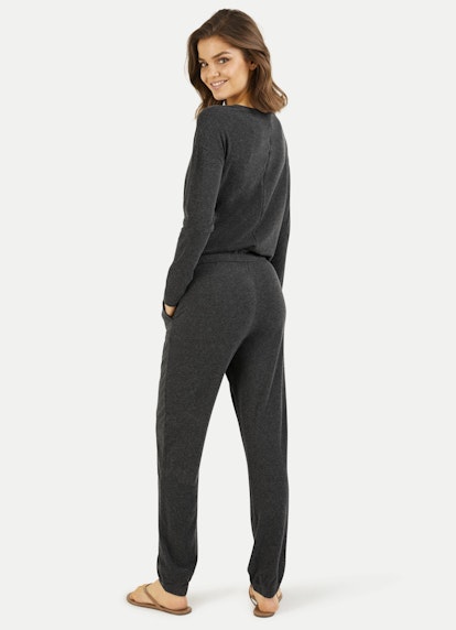 Regular Fit Nightwear Jersey Modal - Jumpsuit charcoal melange