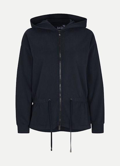 Regular Fit Jackets Hoodie - Sweat Jacket navy