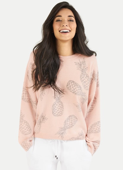 Oversized Fit Knitwear Pullover pale peach