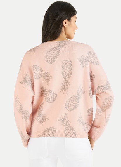 Oversized Fit Strick Pullover pale peach