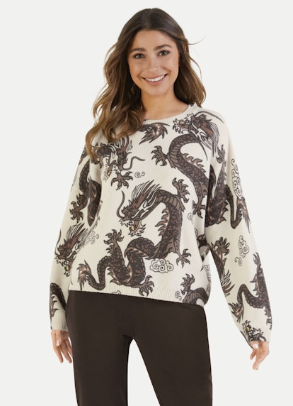 Coupe oversize Maille Pull-over oversize ecru