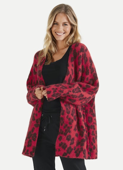 Oversized Fit Strick Cardigan fire