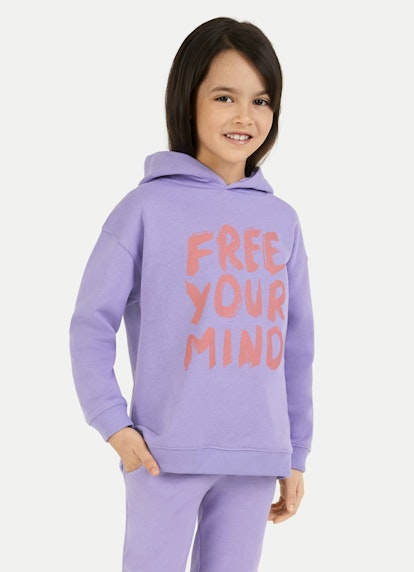 Regular Fit Hoodies Hoodie violet tulip