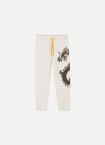 Regular Fit Hosen Sweatpants ecru