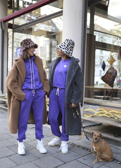 Onesize Sweatshirts Cropped Sweater ultra violet