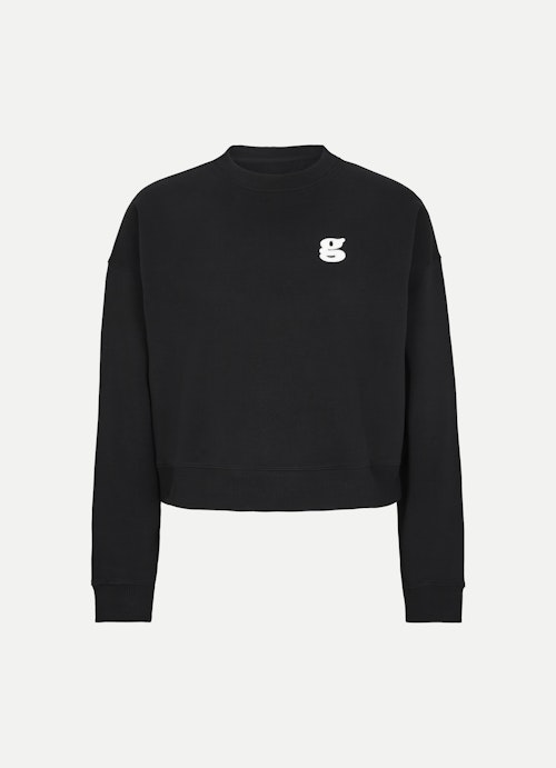 One Size Sweatshirts Cropped Sweater black
