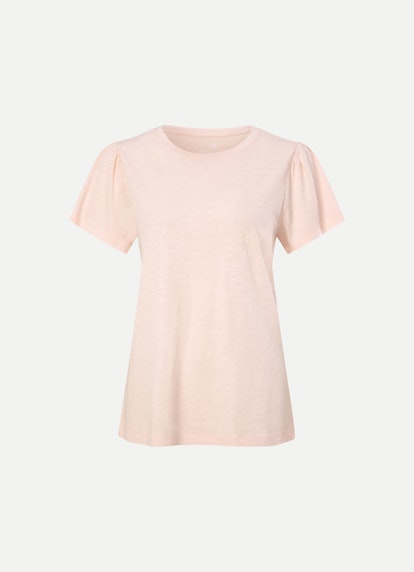 Regular Fit T-shirts T-Shirt with Gathered Sleeves bellini