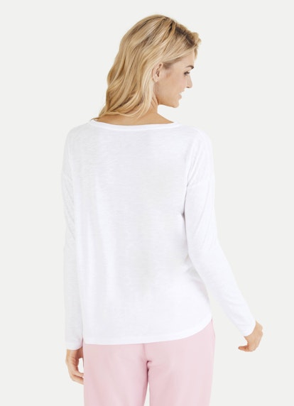 Casual Fit Long sleeve tops Longsleeve white-candy