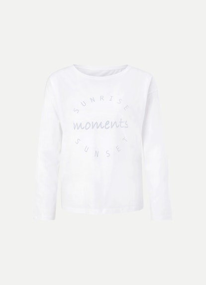 Casual Fit Longsleeves Longsleeve white