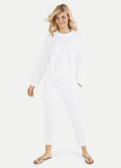 Casual Fit Sweatshirts Sweatshirt white