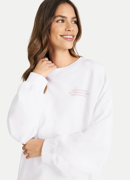 Coupe oversize Sweat-shirts Sweat-shirt oversize white-bellini