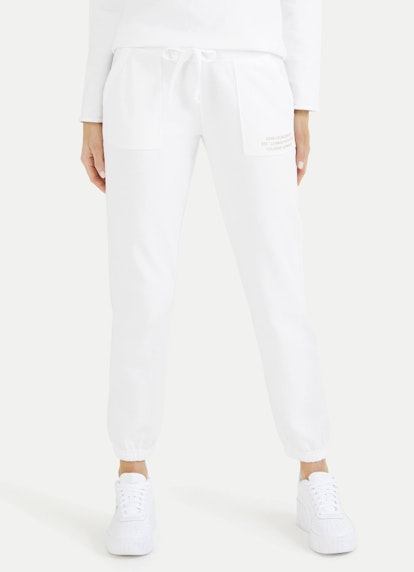 Regular Fit Hosen Regular Fit - Sweatpants white