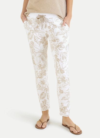 Slim Fit Pants Slim Fit - Sweatpants white