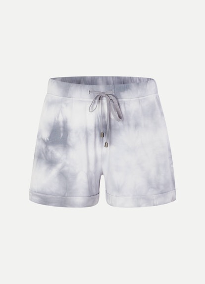 Regular Fit Athleisure Rayon - Shorts pearl blue