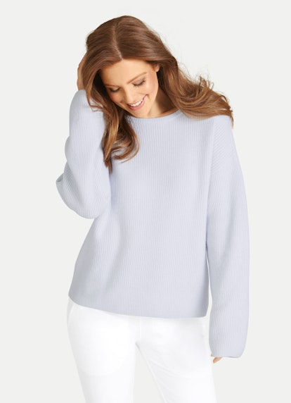 Coupe oversize Maille Pull-over oversize sky
