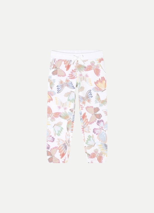 Regular Fit Pants Sweatpants white