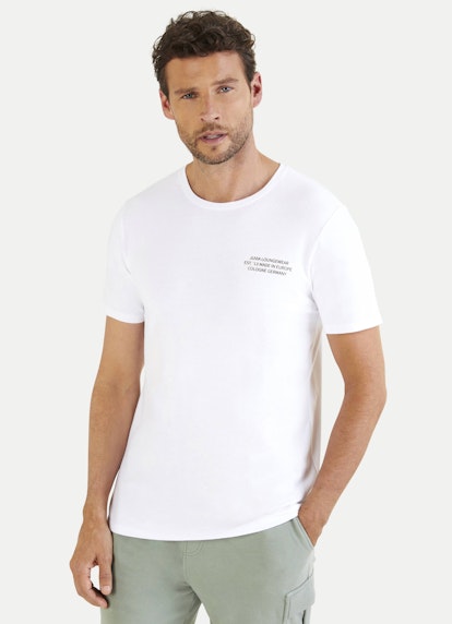Regular Fit T-shirts T-Shirt white-grey