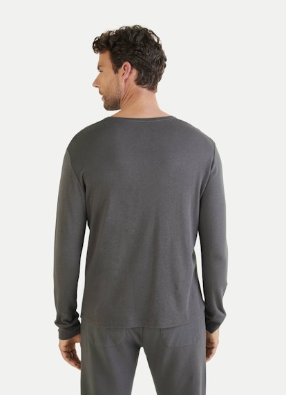 Coupe Regular Fit Maille Pull-over en cachemire mélangé warm grey